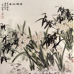 凌波仙子 1991年 68cm×68cm.png
