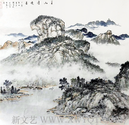《夏山清晓图》67x69cm.png