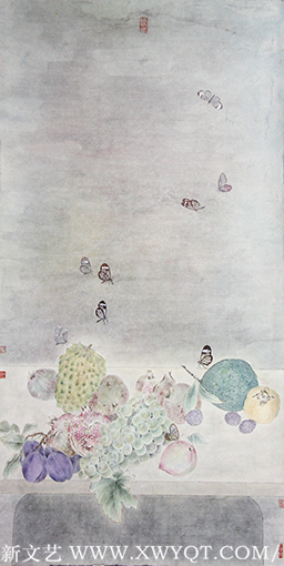 2017年作，《圣果》130cmx66cm.png