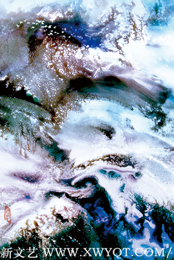 慈向群画《飞雪迎春》.png