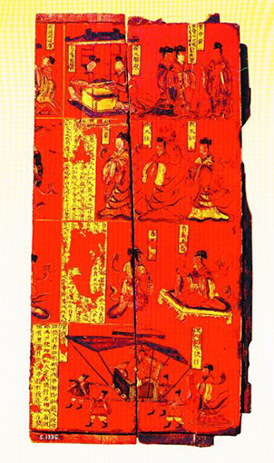 北魏司马金龙墓漆画“烈女传”木屏风（山西博物院）.jpg
