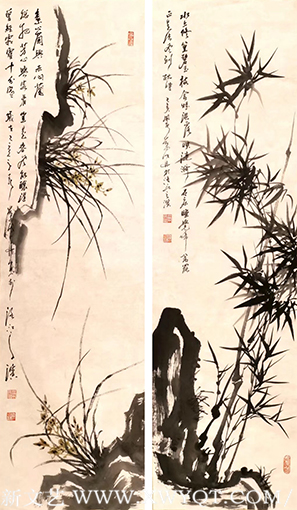 叶成舟作品 《兰竹图》.png