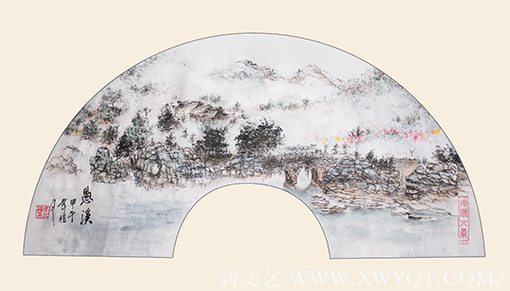 陈伍祥作品 《愚溪桥畔》.png