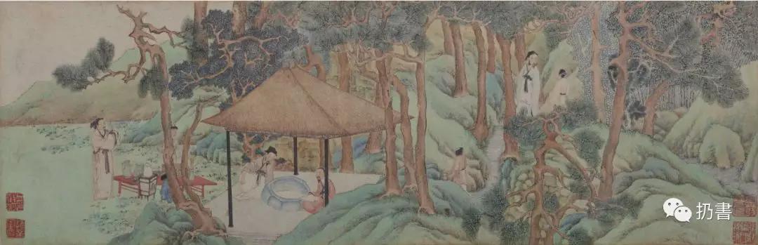 文徵明《惠山茶会图》，故宫博物院