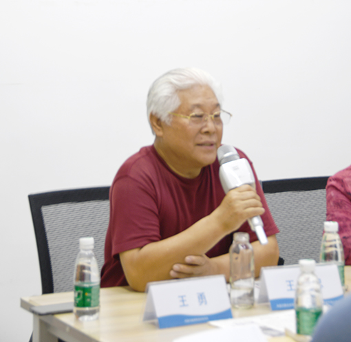 中国书画家联谊会王子忠主席代表组委会介绍展览相关情况.JPG