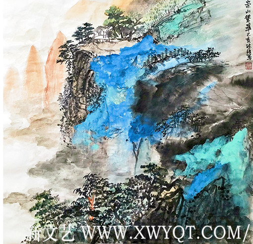 陈波作品8《崇山耸翠》.jpg
