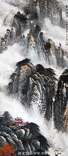 唐必林作品《黄山烟云》.jpg