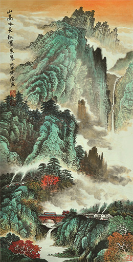 唐必林作品《山高水长秋实累累》.jpg