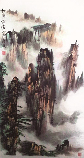 唐必林作品《松涛烟云》.jpg