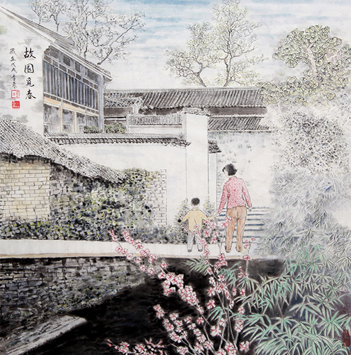 李豪作品 《故园觅春》.JPG