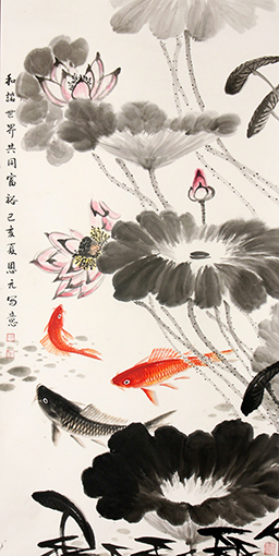李恩元作品《和谐世界，共同富裕》.jpg
