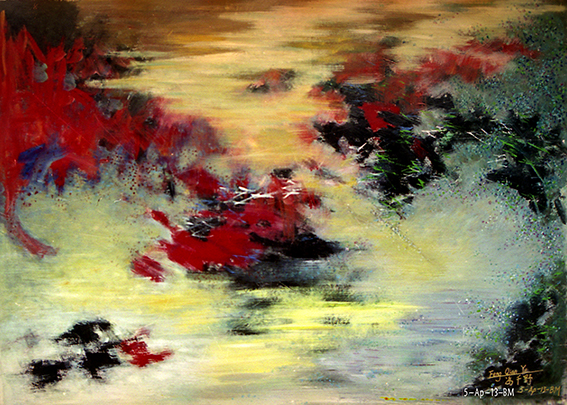 冯千野作品13《夕阳》70X98cm 2013年.jpg