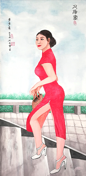 郑金赛作品3《步步高》.jpg