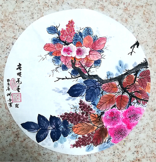 郑金赛作品7《春暖花香》.jpg