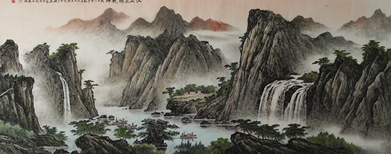 左光生作品《江山气撼乾坤》规格：180㎝x97㎝.jpg