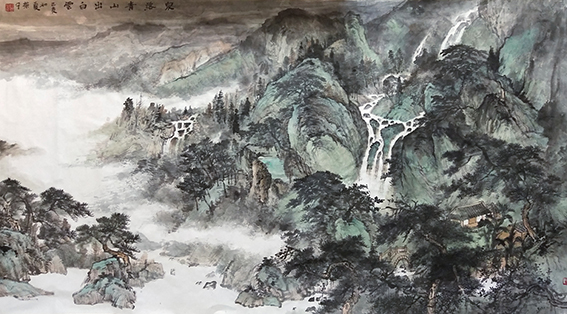 杨荣平作品《泉落青山出白云》.jpg