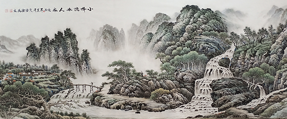 刘禹文作品 《小桥流水人家》.jpg