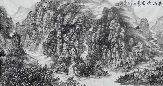 任纪成作品 《春山雨后》.JPG