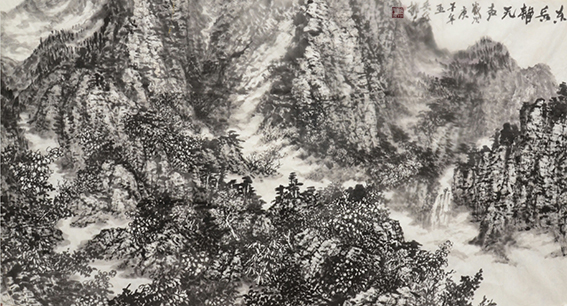 任纪成作品 《东岳静无声》.JPG