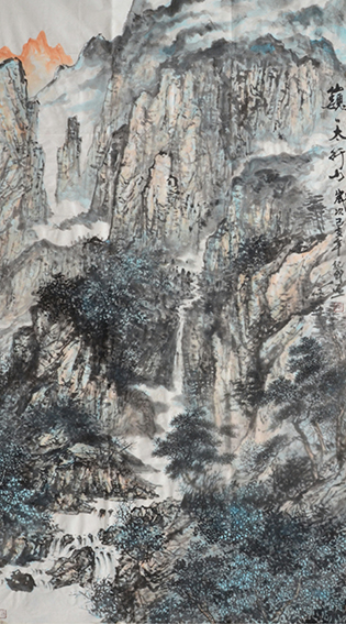 任纪成作品 《巍巍太行山》.JPG