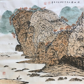 唐思领作品3《秋山图》.jpg