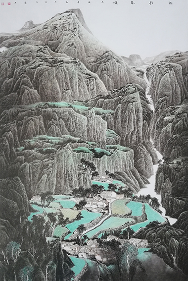 吴以梵作品4《太行春暖》.jpg