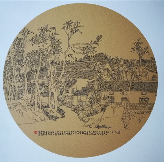 吴以梵作品6《马趵泉村》.jpg