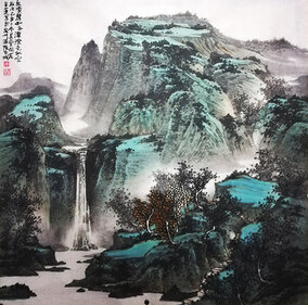吴以梵作品10《泉喷声如玉 潭澄色似空》.jpg