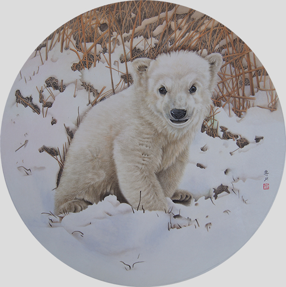 姚霁月作品9 工笔画《笑傲风月》60cmX60cm 2018年.jpg