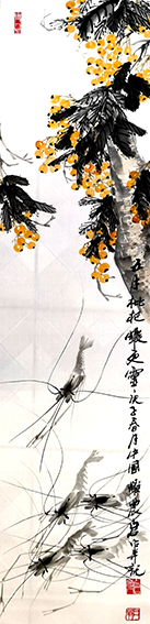 张岩石作品5《五月枇杷虾更灵》.jpg
