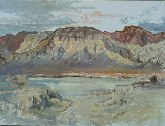 王玉山作品9《温宿的山》80X60cm 油彩  2019年.jpg