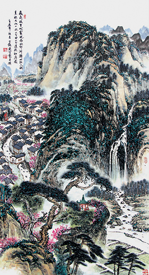 萧辅文作品2《徽商故里》.jpg