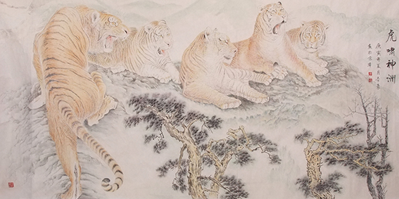 李豪作品 《虎啸神洲》.JPG
