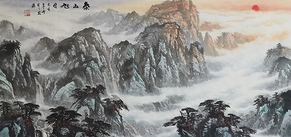 顾家深作品8《泰山旭日》.jpg