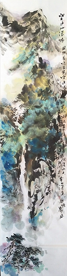 边爱龙作品1《望庐山瀑布》.png