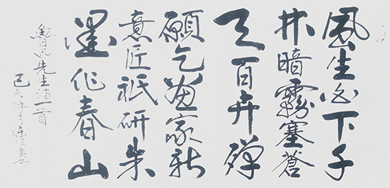 陈维广作品 《鲁迅〈赠画师〉》.jpg