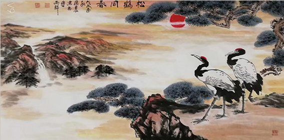 周兆平作品 《松鹤同春》.jpg