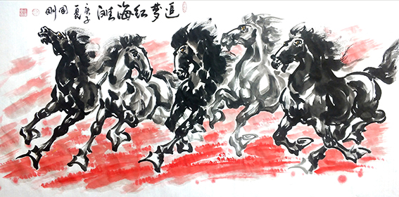 10潘国刚作品《追梦红海滩》.jpg