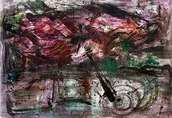 智超作品8《态》40X50cm 混合颜料 2019年创作.jpg