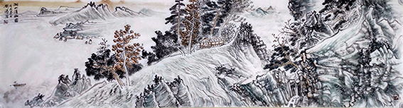刘涛作品1《湖山清幽图》.JPG