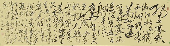 高宏亮作品10《沁园春 长沙》244cmx70cm.jpg
