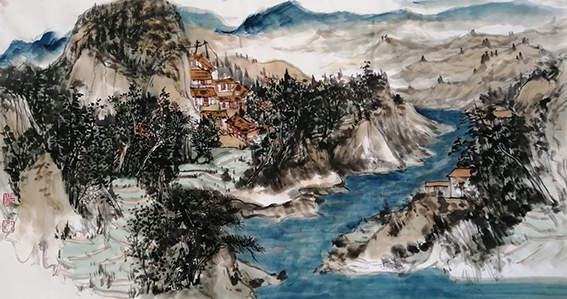 王成功作品《一江清流一曲歌》.jpg