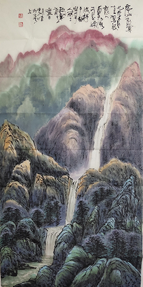 李恒作品1《庐山飞瀑》.jpg