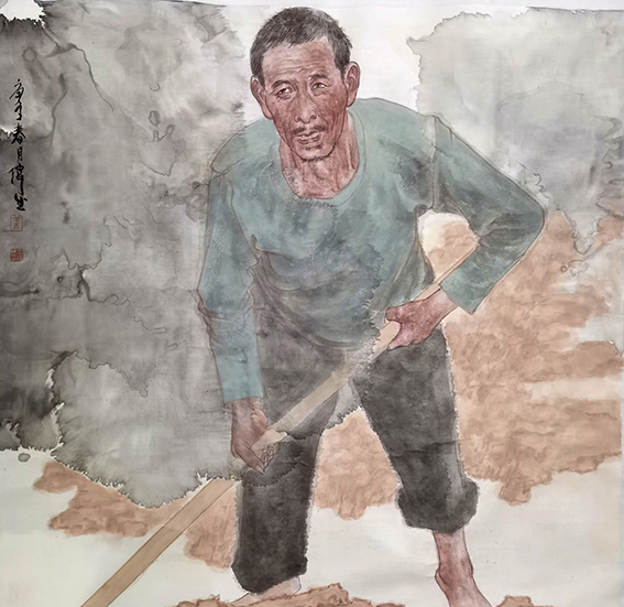 王伟成作品 《山民系列之二》 规格：72cmx76cm.jpg