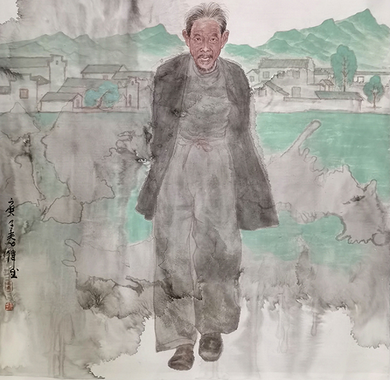 王伟成作品 《山民系列之五》 规格：72cmx76cm.jpg