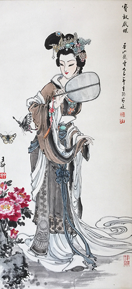 王翀作品《宝钗戏蝶》.jpg
