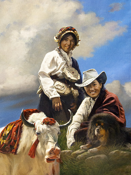 徐俊卿作品《幸福生活》规格：130cmx97cm 创作年代：2014.5.jpg