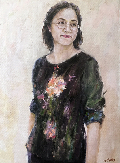 张丹阳作品2《女企业家-施文娟》50x70cm 2020年.jpg