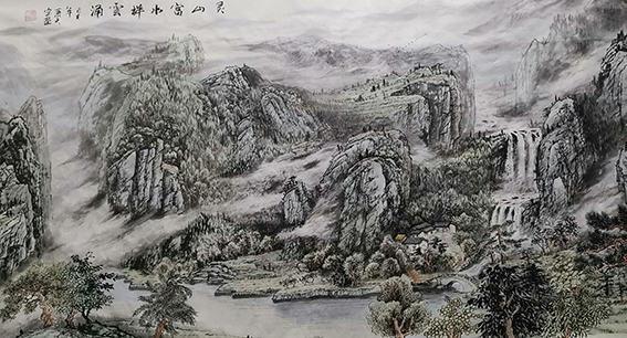 肖天宝作品 《灵山富水祥云涌》.jpg