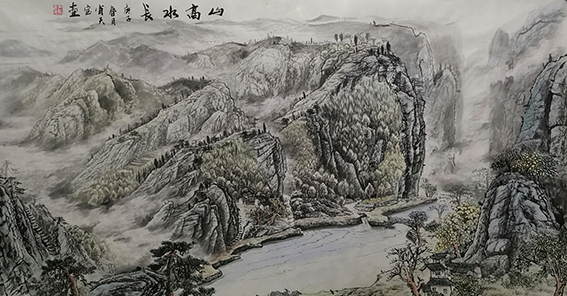 肖天宝作品 《山高水长》.jpg